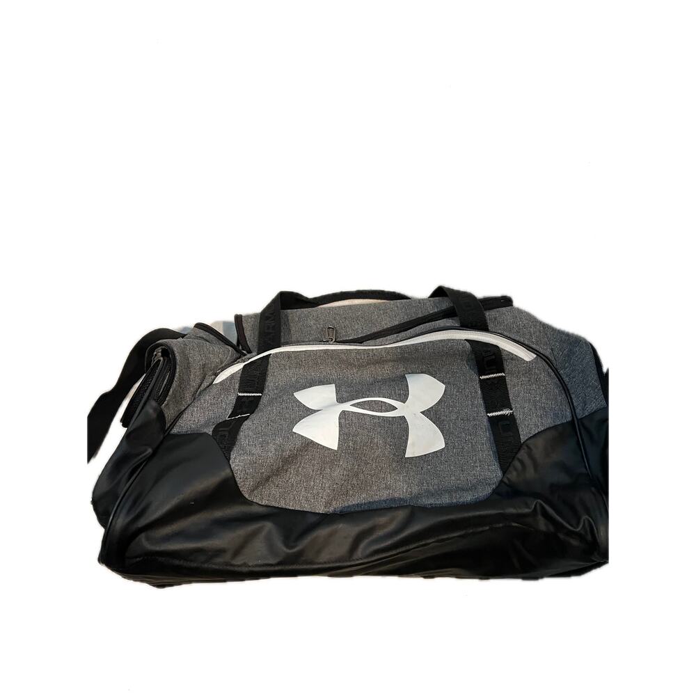Under Armour Undeniable 18"x9"x9" Gray Black Duffel Gym Bag